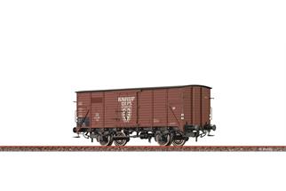 Brawa H0 DB gedeckter Güterwagen G10, Knauf Gips, Ep. III