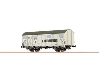 Brawa H0 DB gedeckter Güterwagen Gbs-uv 245, Liebherr, Ep. IV