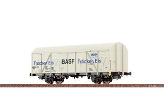 Brawa H0 DB gedeckter Güterwagen Gbs-uv 253, BASF Trocken Eis, Ep. IV