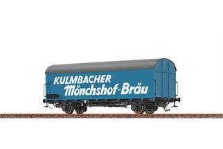 Brawa H0 DB Kühlwagen Ibdlps 383, Kulmbacher Mönchshof-Bräu, Ep. IV