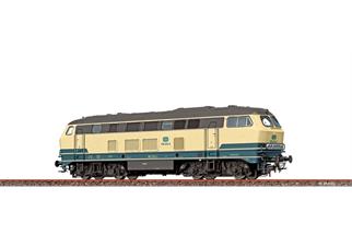 Brawa H0 (DC) DB Diesellok 216 224-6, ozeanblau/beige, Ep. IV