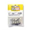 Brawa H0 DC-RP25-Scheibenradsatz, in Spitzenlagerung, Achslänge 23 mm (Inhalt: 4 Stk.)