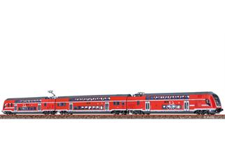 Brawa N DB AG Doppelstock-Triebzug BR 445, Ep. VI, 3-tlg.