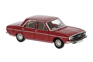 Brekina H0 Audi 100 (C1), rot, 1969