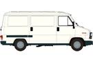 Brekina H0 Fiat Ducato Kastenwagen, weiss