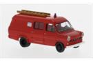 Brekina H0 Ford Transit, rot/weiss, 1970, Feuerwehr