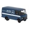 Brekina H0 MB L 406 D Kasten, 1967, MB Service