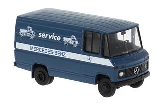 Brekina H0 MB L 406 D Kasten, 1967, Unimog Mobile Service
