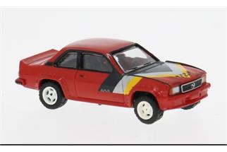 Brekina H0 Opel Ascona B i400, rot/grau, 1980