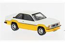 Brekina H0 Opel Ascona B i400, weiss/gelb, 1980