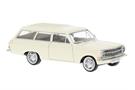 Brekina H0 Opel Rekord A Caravan, weiss, 1963