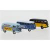 Brekina H0 Set VW T1b, Afrika, 3 Modelle, 1960