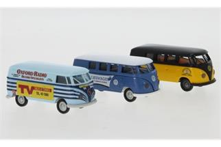 Brekina H0 Set VW T1b, Afrika, 3 Modelle, 1960