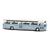 Busch H0 Fishbowl Bus, weiss