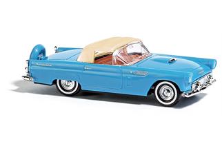 Busch H0 Ford Thunderbird, Cabrio, blau