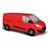 Busch H0 Ford Transit Custom Kastenwagen, rot