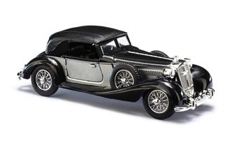 Busch H0 Horch 853 Cabrio, silber