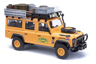 Busch H0 Land Rover Defender, Camel Trophy