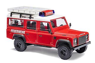 Busch H0 Land Rover Defender Feuerwehr