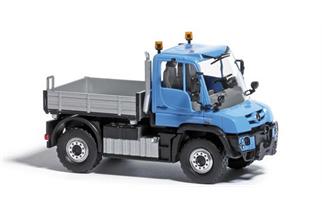 Busch H0 MB Unimog U 430 blau