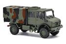 Busch H0 MB Unimog U 5023, mit Seilwinde
