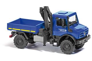 Busch H0 MB Unimog U 5023, THW mit Kran