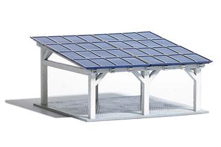 Busch H0 Moderner Solarcarport