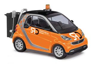 Busch H0 Smart Fortwo Coupé, Stadtreinigung