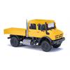 Busch H0 Unimog U 5023 Doppelkabine, gelb