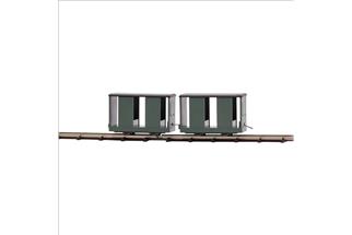 Busch H0f Mannschaftswagen-Set, 2-tlg.