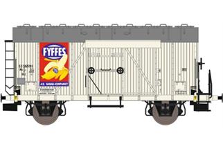 Dekas H0 SJ Kühlwagen Hs, Fyffes, Ep. III