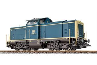 ESU H0 (AC/DC Sound) DB Diesellok 211 055-9, ozeanblau/beige