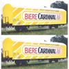 Exact-Train H0 SBB gedecktes Güterwagen-Set Hbqs, Cardinal Bier, 2-tlg. (Sonderserie CH)