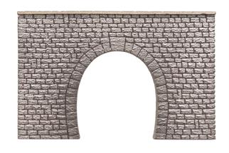 Faller H0 Dekorplatte Tunnelportal, 1-gleisig, Naturstein-Quader