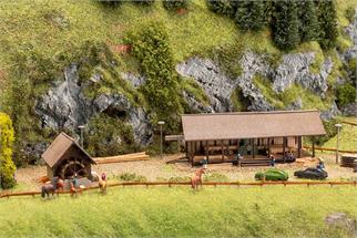 Faller Z Sägewerk und Wassermühle