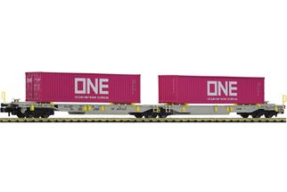 Fleischmann N AAE Doppeltaschen-Gelenkwagen Sdggmrs, ONE Ocean Network Express, Ep. VI