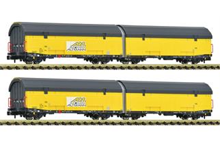 Fleischmann N ARS Altmann Autotransportwagen-Set 1 Hccrrs, Ep. VI, 2-tlg.