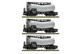 Fleischmann N Atir-Rail Knickkesselwagen Zans, Ep. VI, 3-tlg.