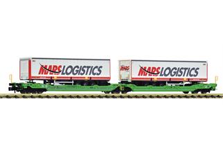 Fleischmann N CFL Cargo Doppel-Taschenwagen Sdggmrs/T3000e, Mars Logistics, Ep. VI