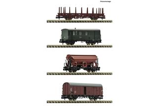 Fleischmann N DB Güterwagen-Set, Ep. IV, 4-tlg.