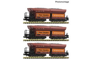 Fleischmann N DB Selbstentladewagen-Set 1 Erzzug, Peine+Salzgitter, Ep. IV, 3-tlg.