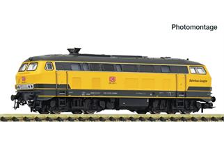 Fleischmann N (DC) DB Bahnbau Diesellokomotive 218 391-1, DB Bahnbau Gruppe