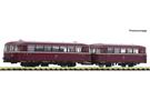 Fleischmann N (DC) DB Schienenbus-Garnitur 795 313-7 mit Beiwagen BR 995, DB