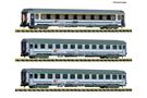 Fleischmann N (DC) PKP 3-tlg. Set: Eurofima-Wagen, PKP