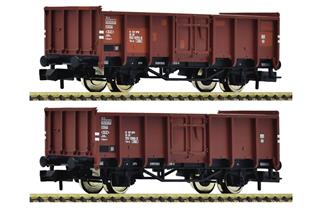 Fleischmann N DR Hochbordwagen-Set Es, Ep. IV, 2-tlg.