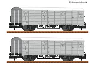 Fleischmann N DR Kühlwagen-Set Ibblps 8258, Ep. IV, 2-tlg.