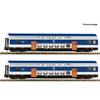 Fleischmann N DR/VEB 2-tlg. Set 2: Doppelstockwagen