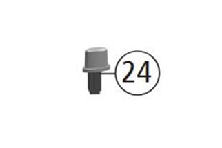 Fleischmann N (ET) Antenne kur, signalgrau