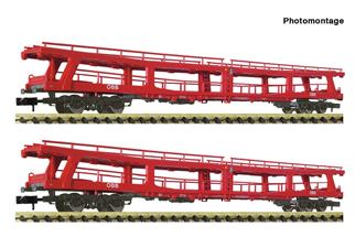 Fleischmann N ÖBB 2-tlg. Set: Reisezug-Autotransportwagen