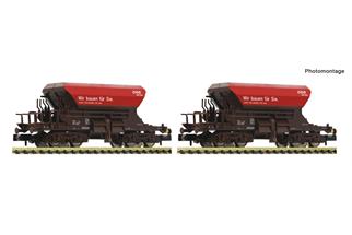 Fleischmann N ÖBB 2-tlg. Set: Talbot-Schotterwagen
